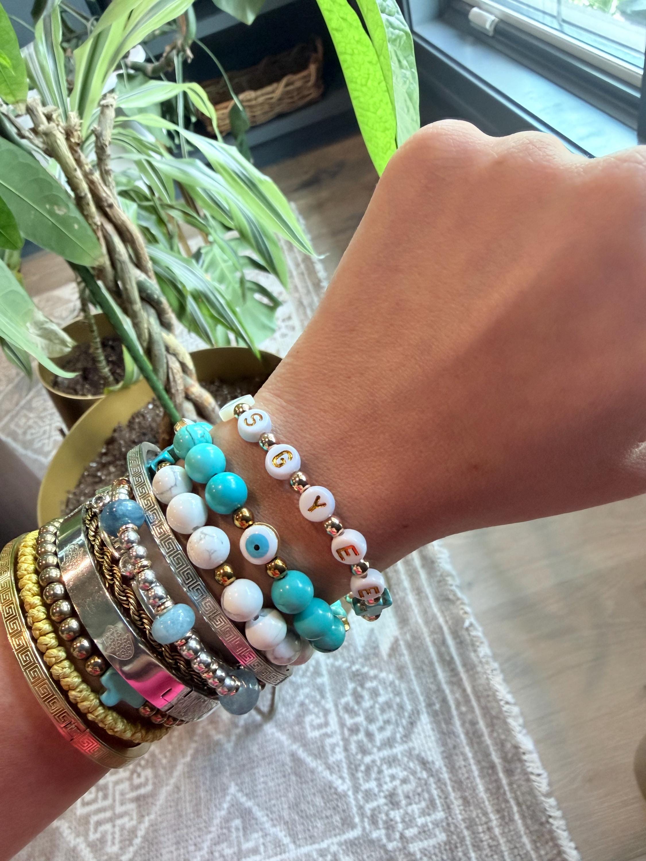 The Agape Initial Bracelet | Personalized Cross & Heart Bracelet
