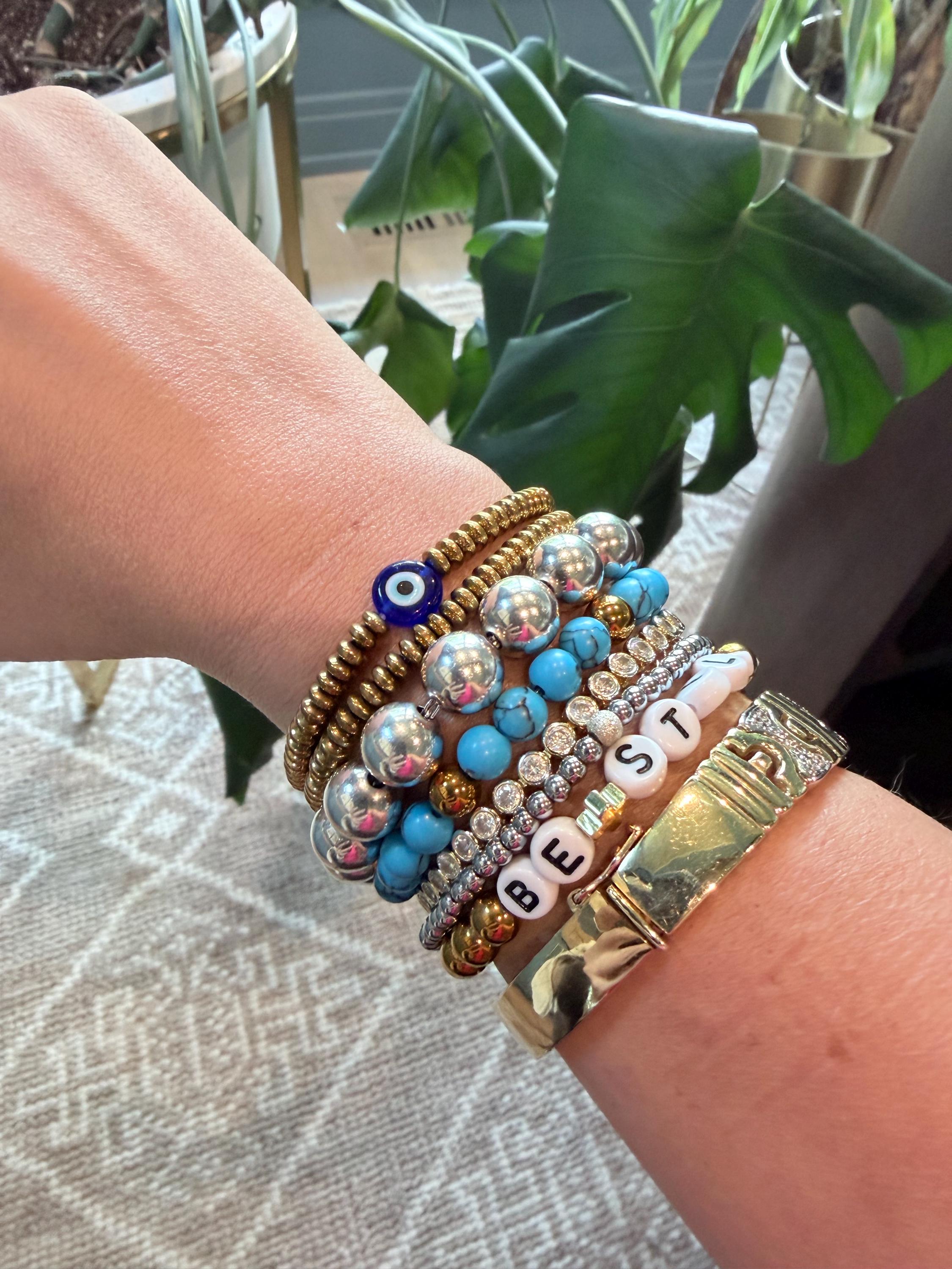 The Mykonos Evil Eye Stacker